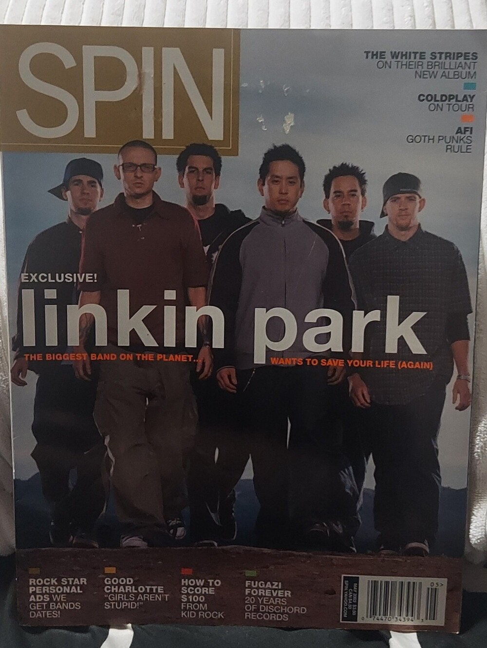 VINTAGE SPIN Magazine (May 2003) - Linkin Park Cover - Meteora Era